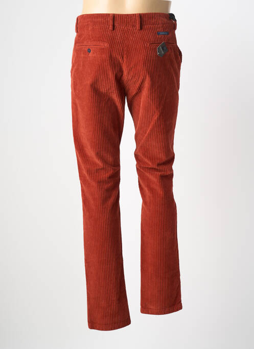 Pantalon chino stretch taille normale orange TELERIA ZED homme