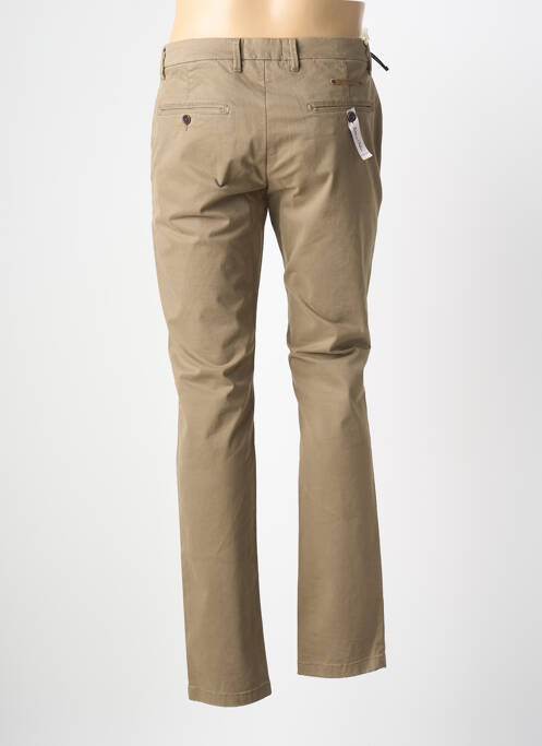 Pantalon chino tissage popeline taille normale vert TELERIA ZED homme