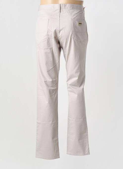 Pantalon droit tissage popeline taille normale gris CERRUTI 1881 homme