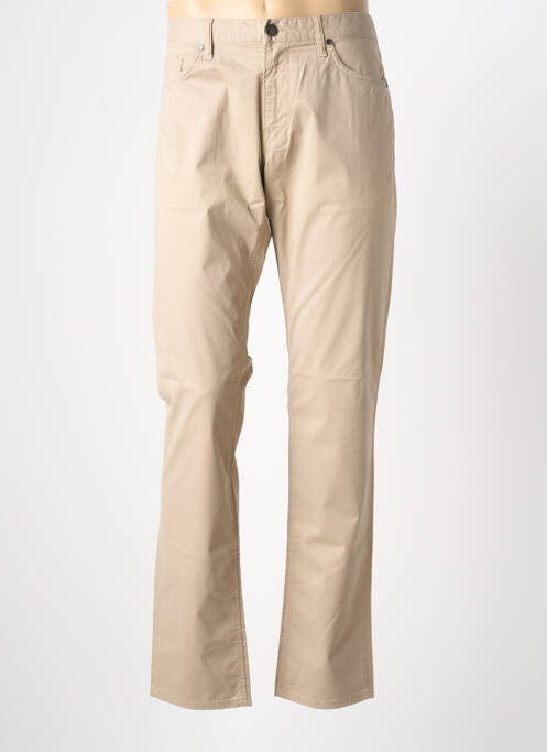Pantalon slim tissage popeline taille normale beige CERRUTI 1881 homme