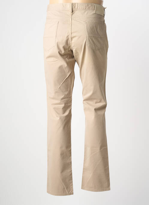 Pantalon slim tissage popeline taille normale beige CERRUTI 1881 homme