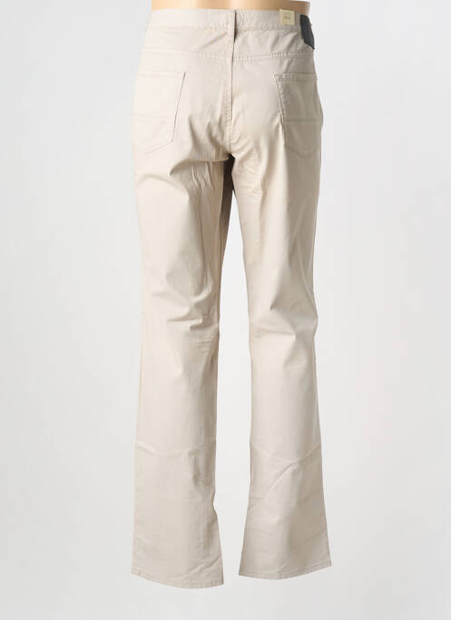 Pantalon slim tissage popeline taille normale beige CERRUTI 1881 homme