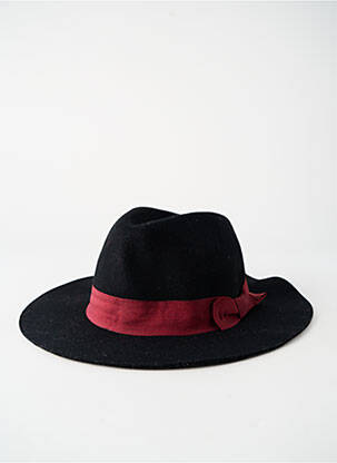 Chapeau tissage popeline noir BONOBO JEANS femme