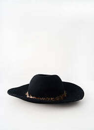 Chapeau tissage popeline noir BONOBO JEANS femme