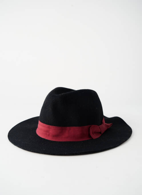 Chapeau tissage popeline noir BONOBO JEANS femme