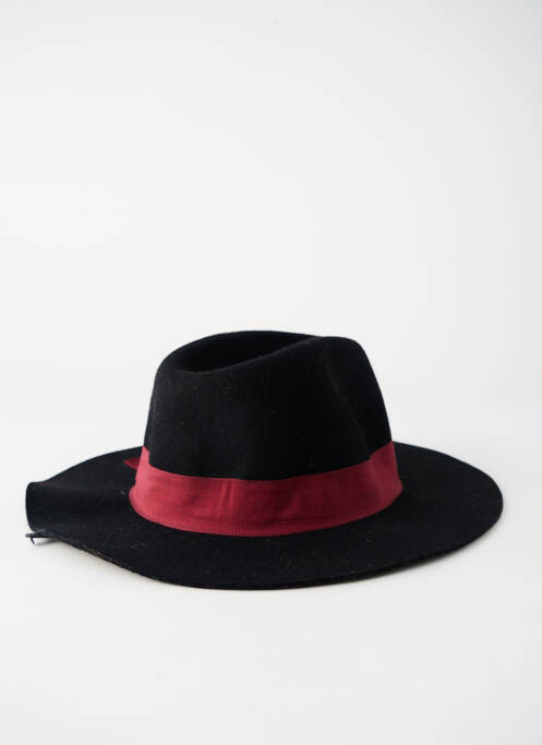 Chapeau tissage popeline noir BONOBO JEANS femme