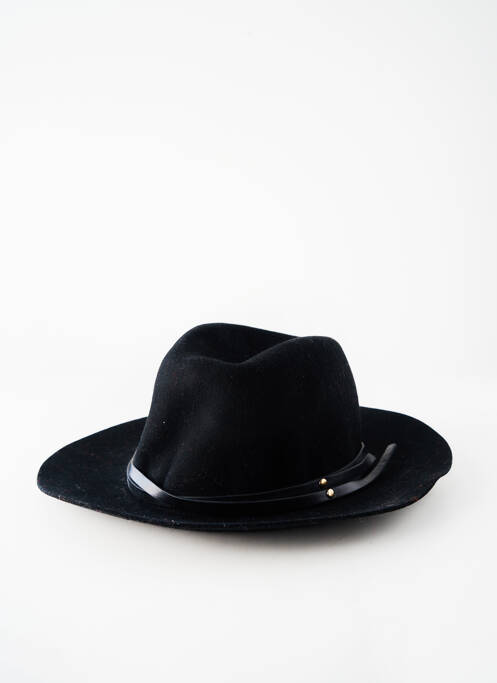 Chapeau tissage popeline noir BONOBO JEANS femme