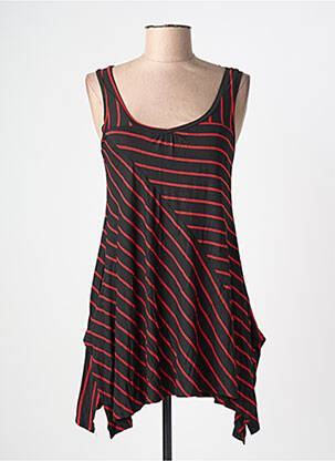 Tunique sans manche col rond noir GRAIN DE MALICE femme