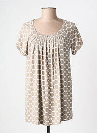 Tunique manches courtes tissage jersey gris PHILDAR femme