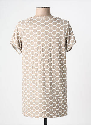 Tunique manches courtes tissage jersey gris PHILDAR femme