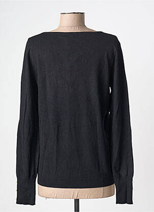 Pull col v manches longues noir PHILDAR femme