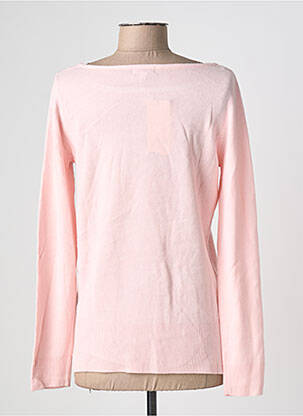 Pull coupe cintrée manches longues rose PHILDAR femme
