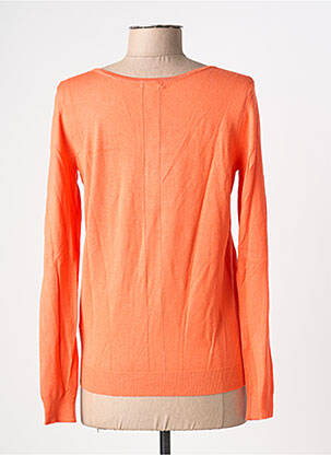 Gilet manches longues resserrée sur le bas orange PHILDAR femme