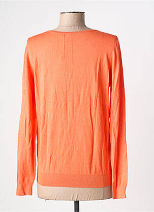 Pull coupe cintrée manches longues orange PHILDAR femme