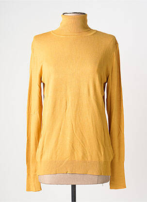 Pull col roulé stretch manches longues jaune PHILDAR femme