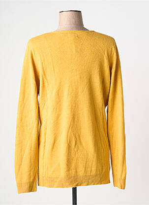 Pull coupe cintrée manches longues jaune PHILDAR femme
