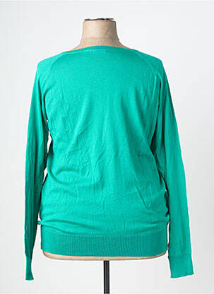Pull stretch manches longues vert LA REDOUTE femme