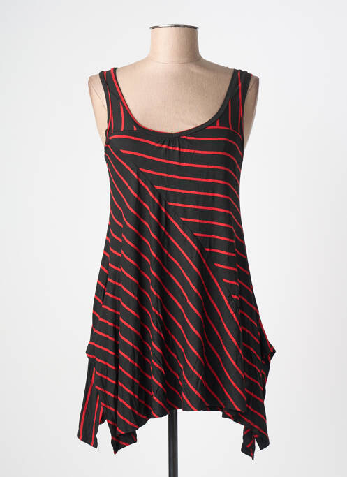 Tunique sans manche col rond noir GRAIN DE MALICE femme
