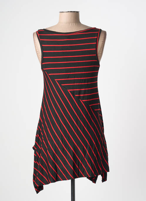 Tunique sans manche col rond noir GRAIN DE MALICE femme
