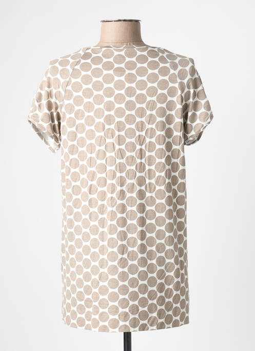 Tunique manches courtes tissage jersey gris PHILDAR femme