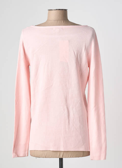 Pull coupe cintrée manches longues rose PHILDAR femme