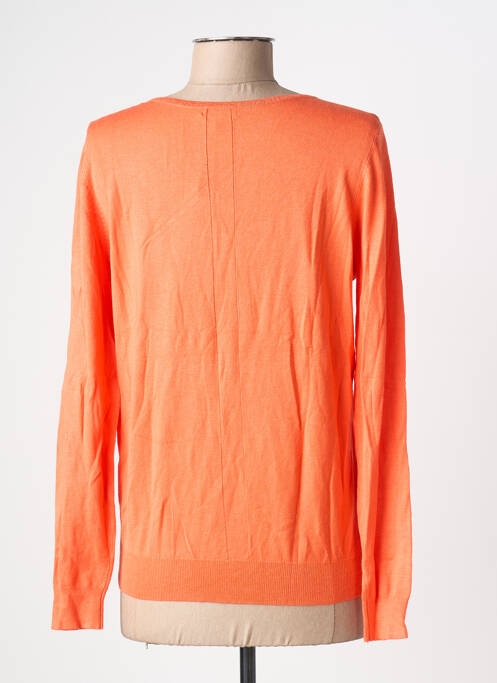 Pull coupe cintrée manches longues orange PHILDAR femme