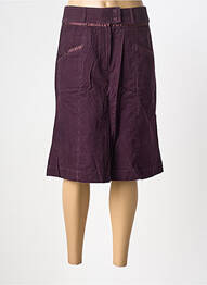 Jupe mi-longue coupe évasée violet PHILDAR femme