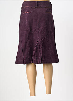 Jupe mi-longue coupe évasée violet PHILDAR femme