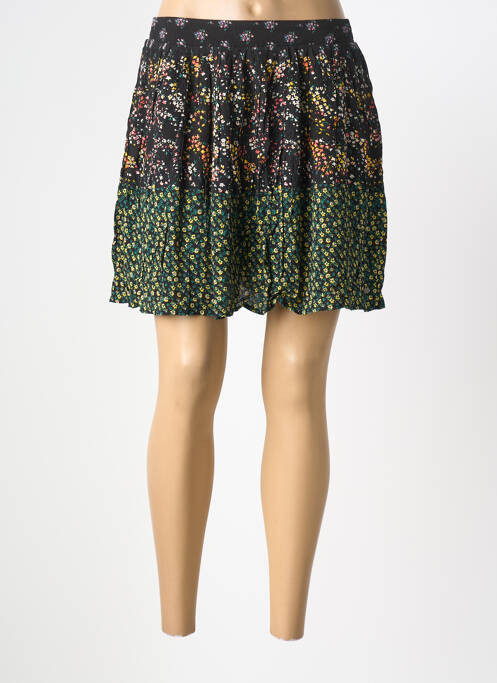 Jupe courte coupe évasée noir BONOBO femme