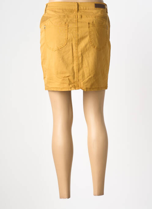 Jupe courte poches jaune BONOBO femme