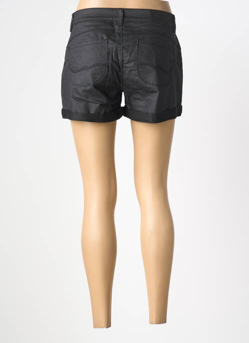 Short fermeture zippée sous rabat boutonné noir BONOBO femme