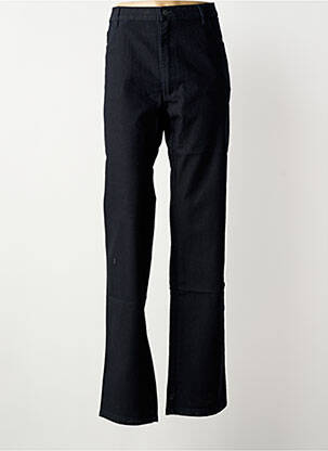 Jeans coupe droite stretch taille normale noir AIMÉE JULIEN femme