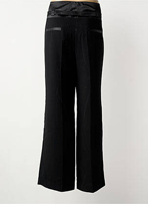 Pantalon flare taille à pinces taille haute noir PHILDAR femme