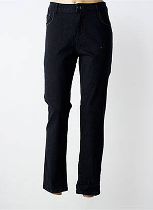 Jeans coupe slim stretch taille normale noir PHILDAR homme
