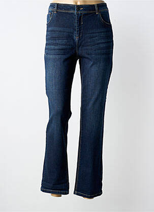 Jeans coupe slim stretch taille normale bleu PHILDAR femme