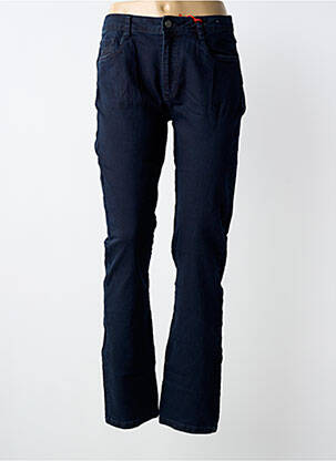 Jeans coupe slim tissage brut taille normale bleu SCOTTAGE femme