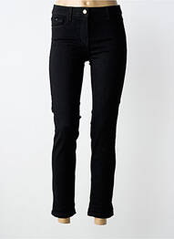 Jeans coupe slim stretch taille normale noir GRAIN DE MALICE femme