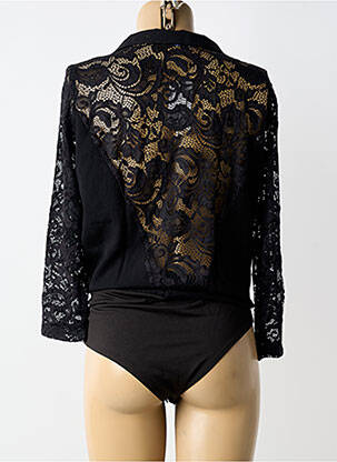 Body lingerie broderie noir CHARLOTT' femme