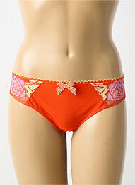 Tanga stretch orange CHARLOTT' femme