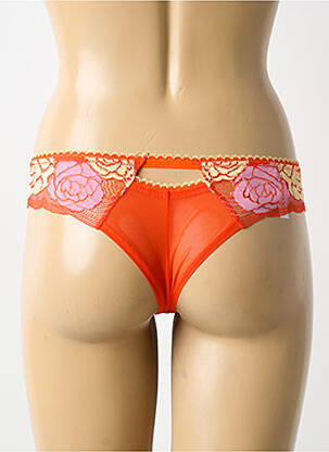 Tanga stretch orange CHARLOTT' femme