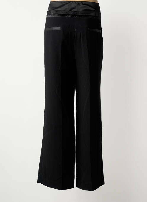 Pantalon flare taille à pinces taille haute noir PHILDAR femme