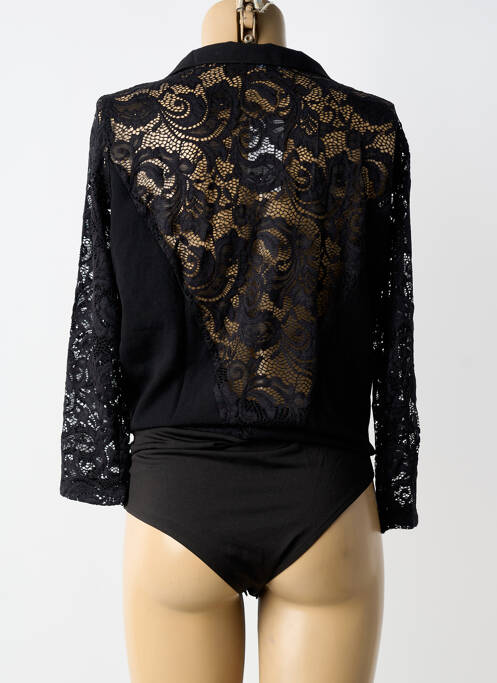 Body lingerie broderie noir CHARLOTT' femme