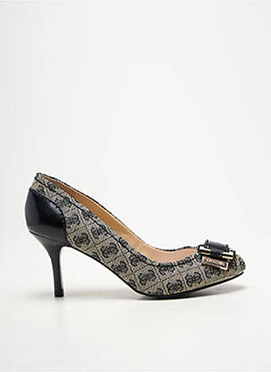 Escarpins talon aiguille talon de 7 à 9cm noir GUESS femme