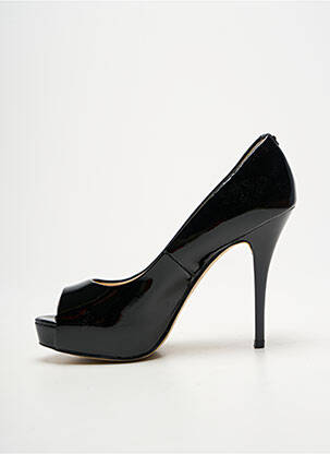 Escarpins matière lisse talon haut de 10cm et plus noir GUESS femme
