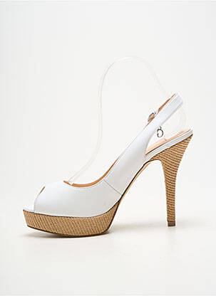 Escarpins fermeture boucle(s) talon haut de 10cm et plus blanc GUESS femme