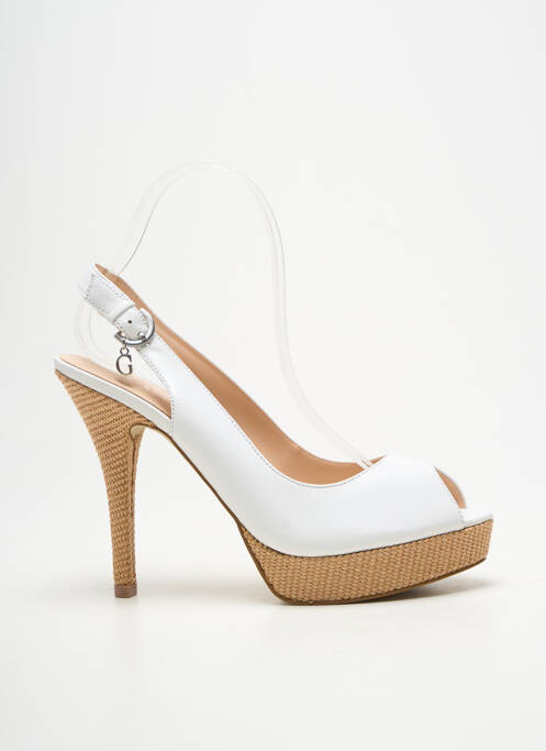 Escarpins fermeture boucle(s) talon haut de 10cm et plus blanc GUESS femme
