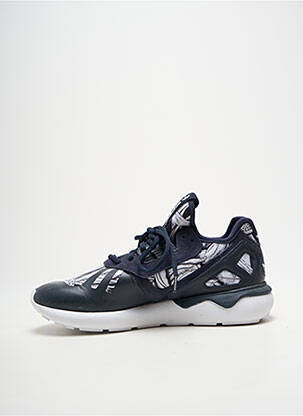 Baskets bout rond talon de 4 à 6cm bleu ADIDAS femme