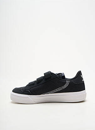 Baskets fermeture scratch bout rond noir ADIDAS enfant