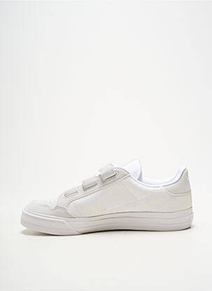 Baskets fermeture scratch bout rond blanc ADIDAS enfant