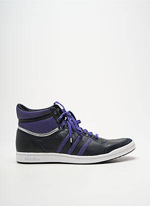 Baskets bout rond talon plat jusqu'à 3cm violet ADIDAS femme